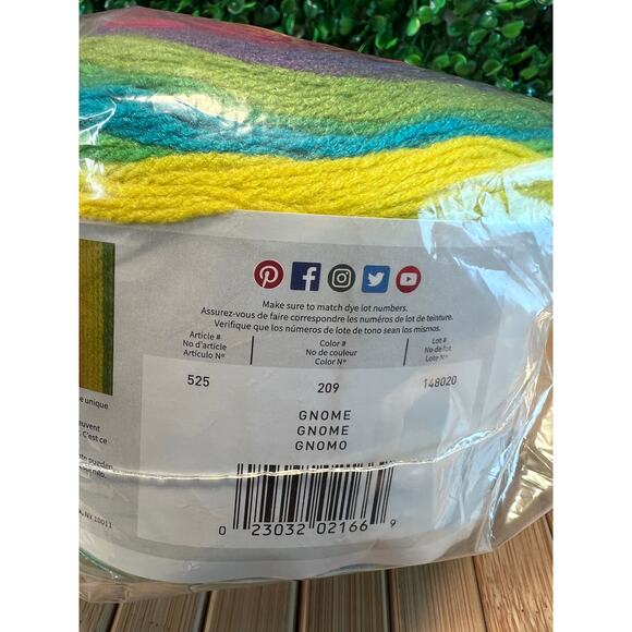 NWT Mandala Yarn Multicolor Yarn Crocheting and Knitting, Craft Yarn Gnome - Picture 4 of 7